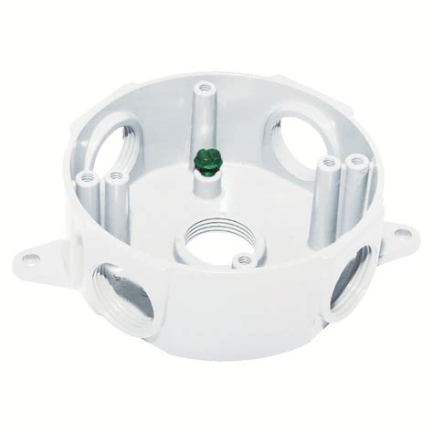 surface mount electrical box round|surface mount receptacle box lowe's.